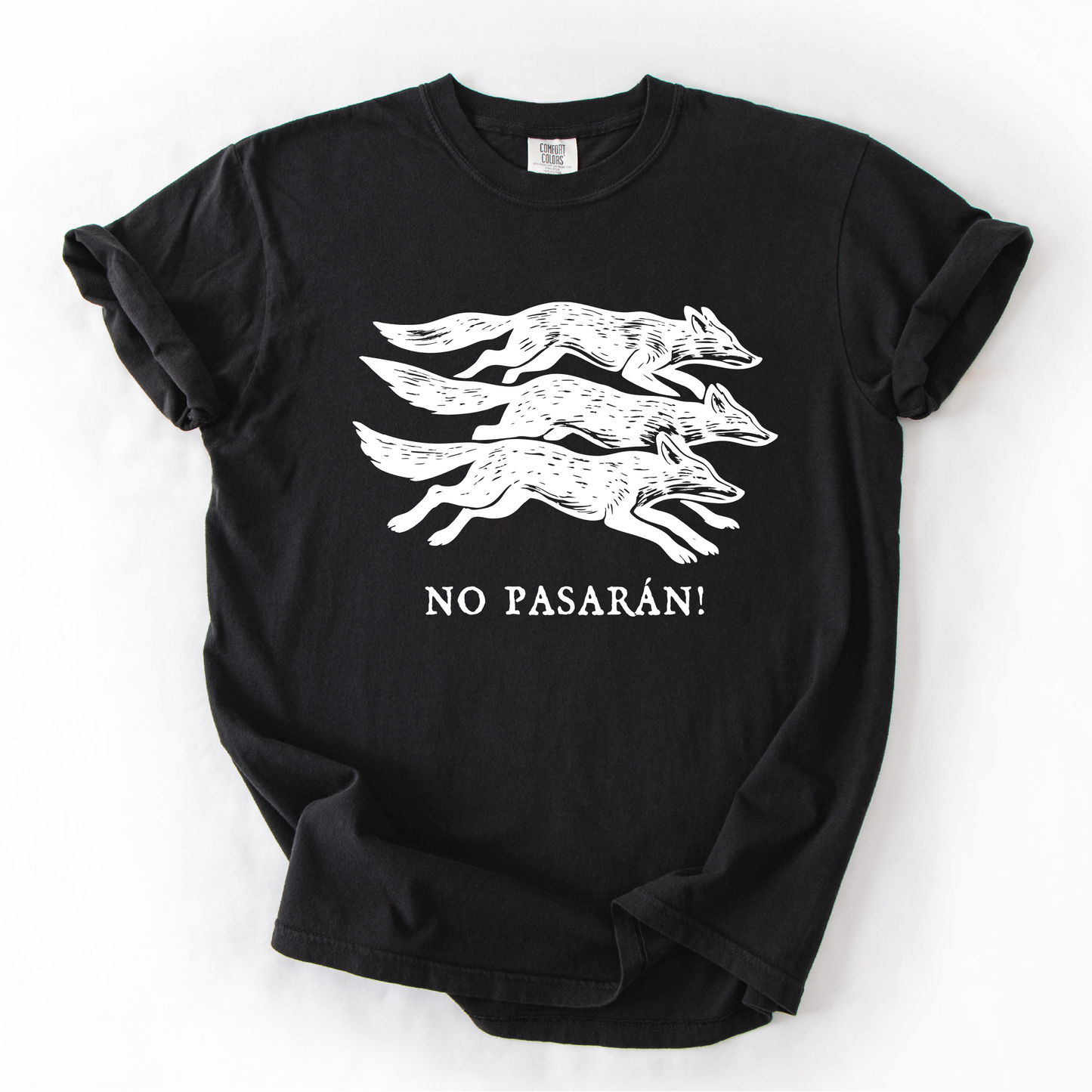 No Pasarán Anti Fascist Shirt - They Shall Not Pass Political T-Shirt