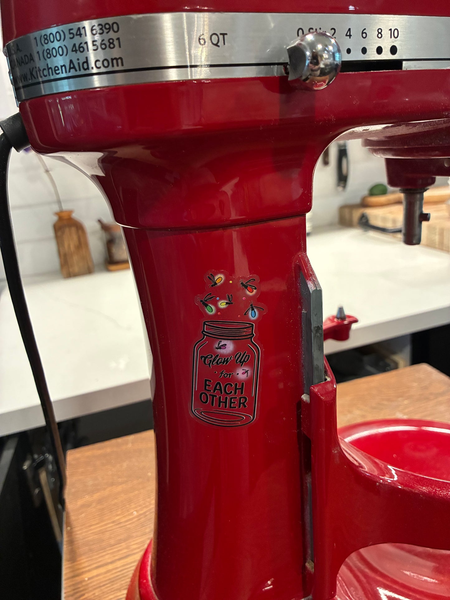 Clear Glow Up for Pride Fire Fly Sticker