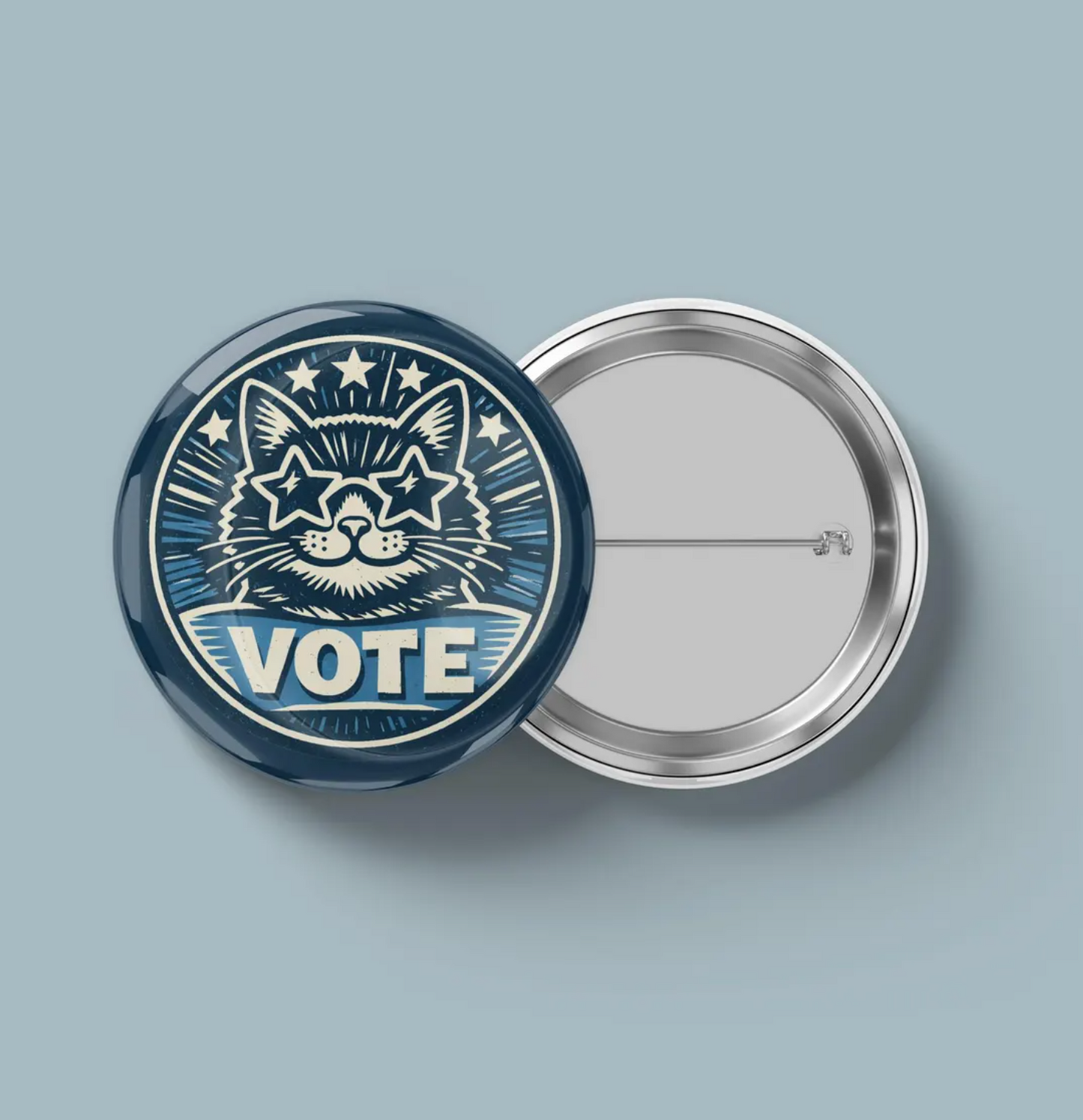 Progressive Voting 7 Button Set – Feminist Suffrage Pins, Protect Voting Rights, Democracy Activism Buttons, Political Protest Pinback Set