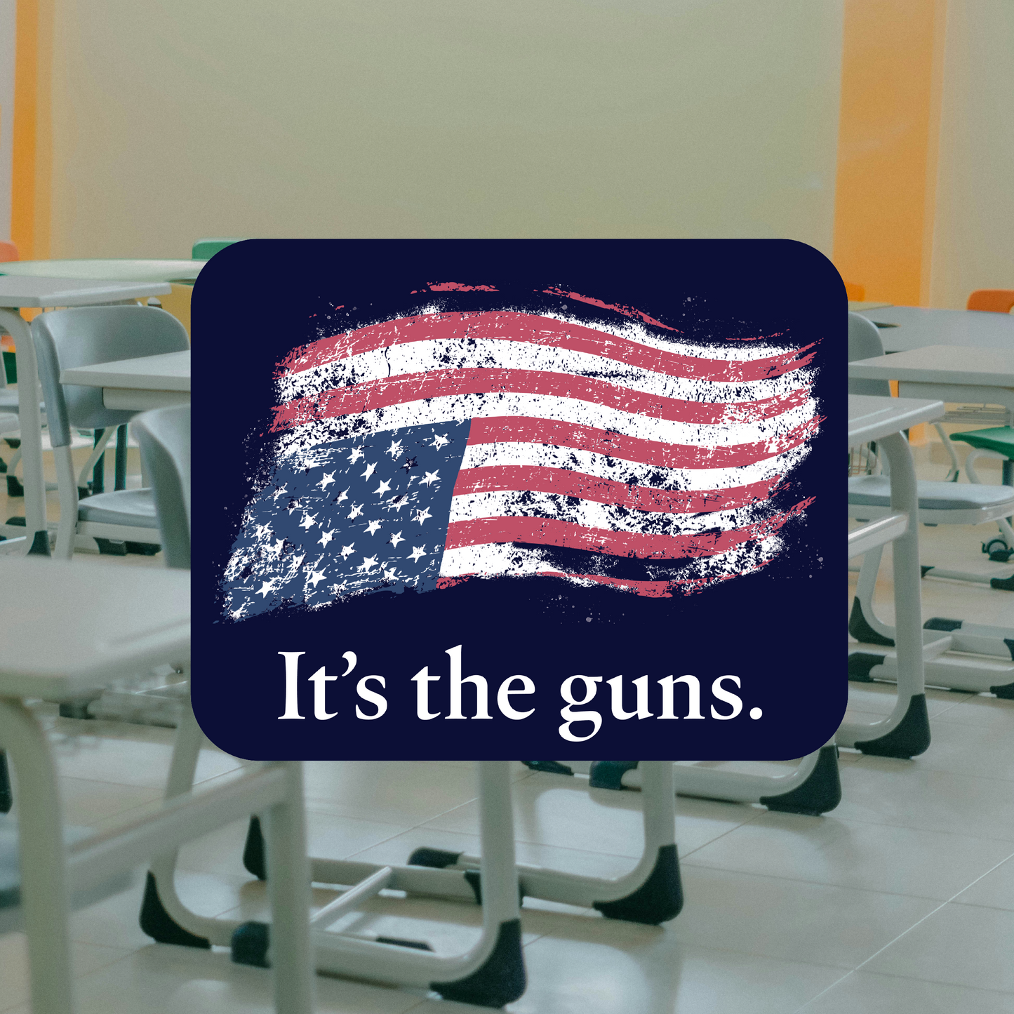 It's the guns sticker