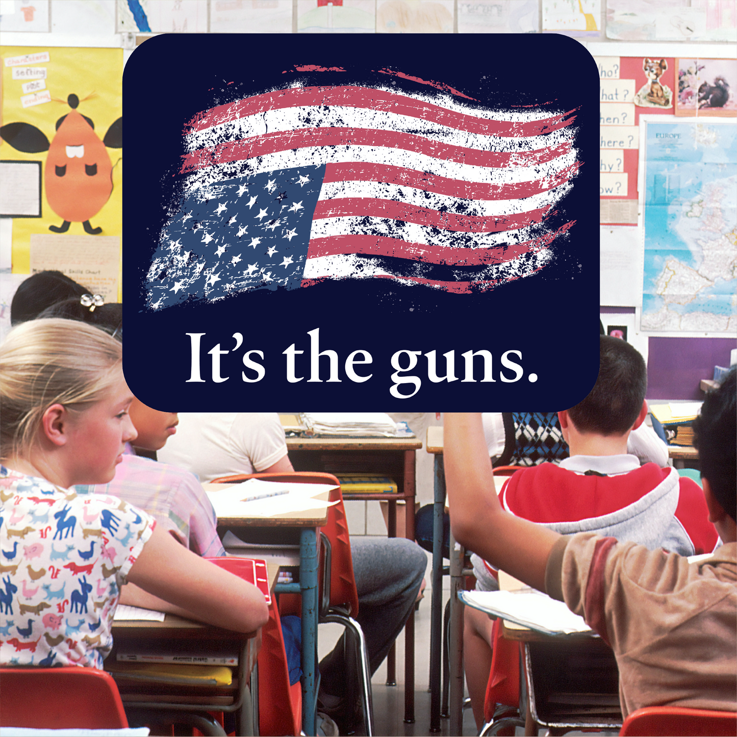 It's the guns sticker