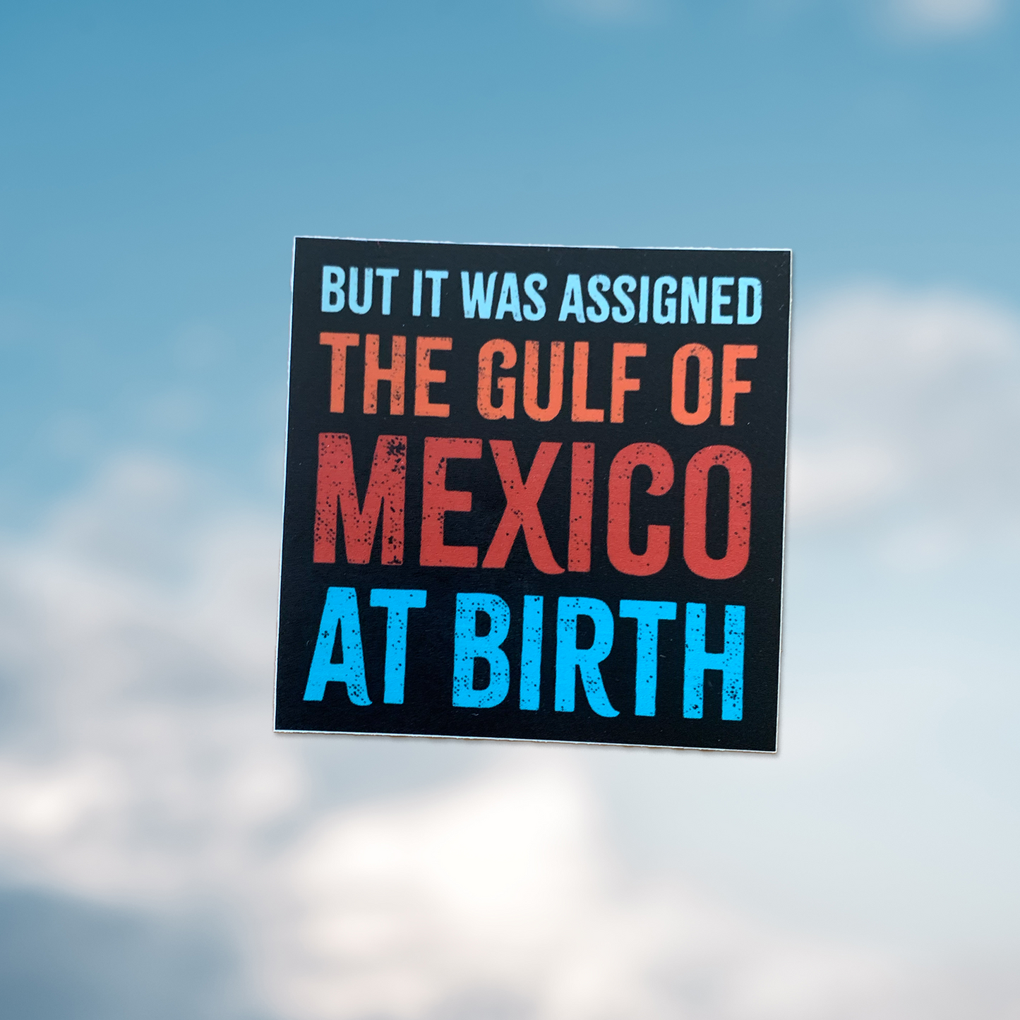 But I Was Assigned the Gulf of Mexico at Birth Sticker