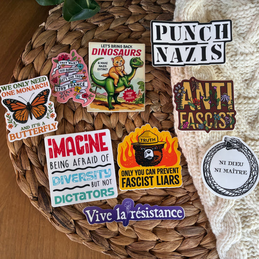 Antifascist Sticker Bundle of 9