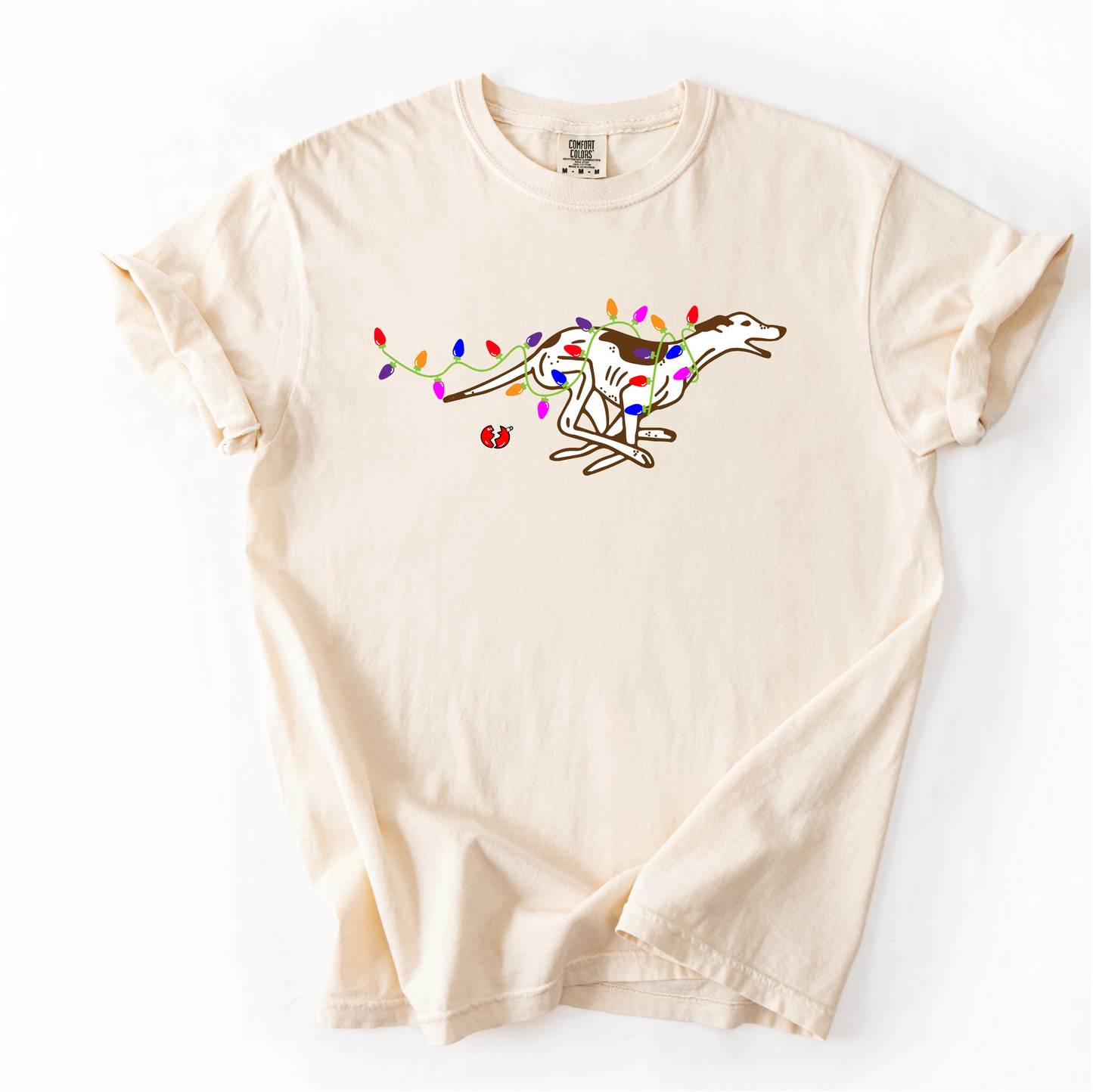 Christmas Greyhound T-Shirt  – Greyhound Adoption Gift