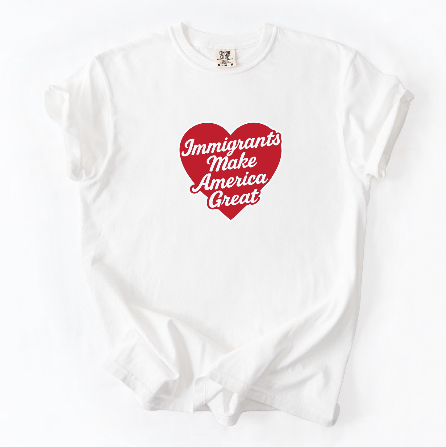 Immigrants Make America Great Heart T-Shirt