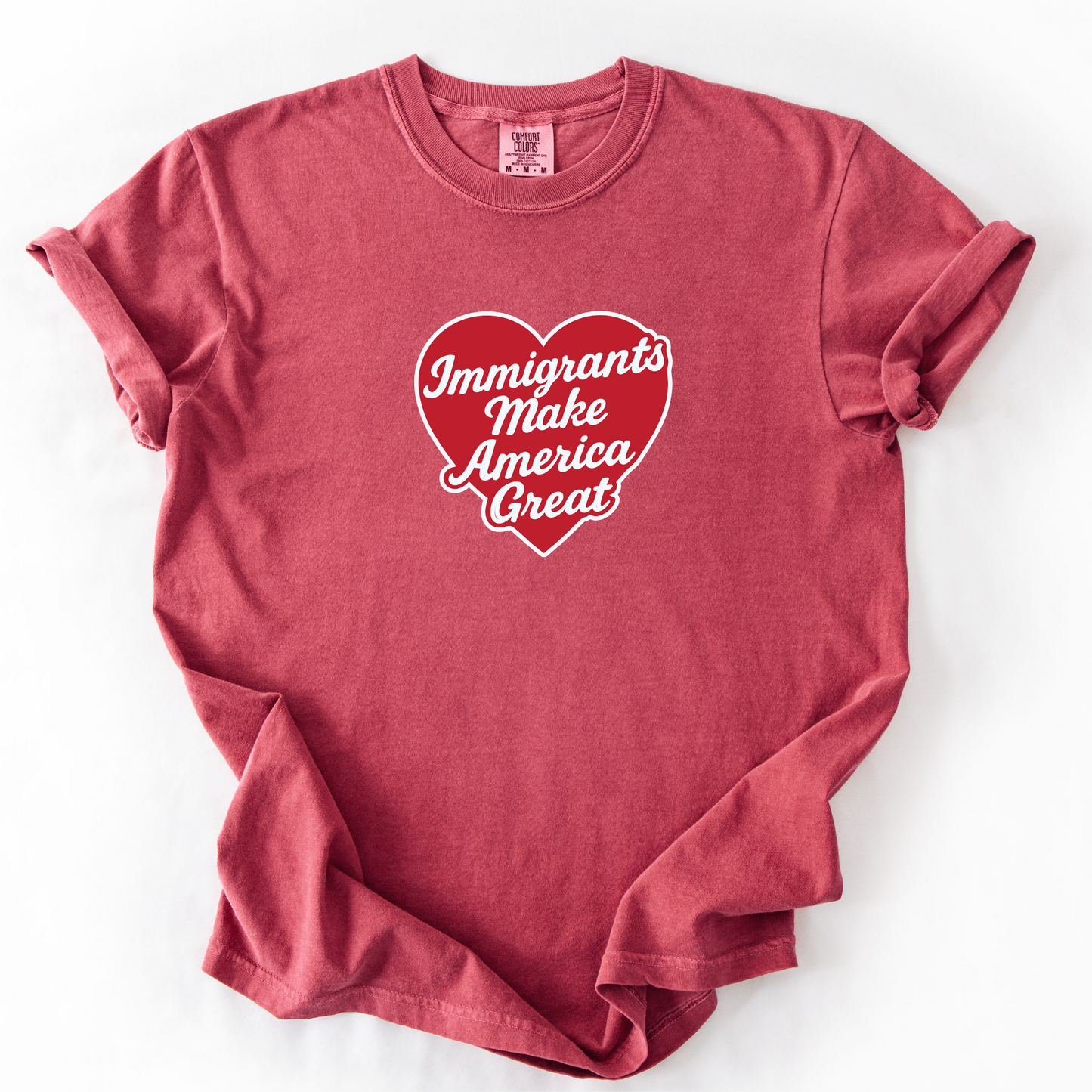 Immigrants Make America Great Heart T-Shirt