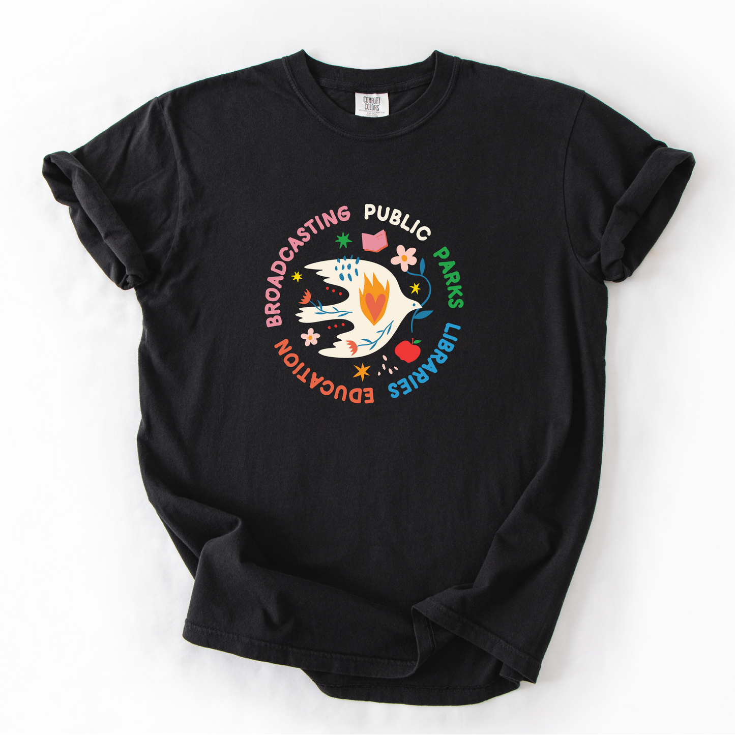 Public Parks, Libraries, Education, Broadcasting Shirt Anti Trump Tee