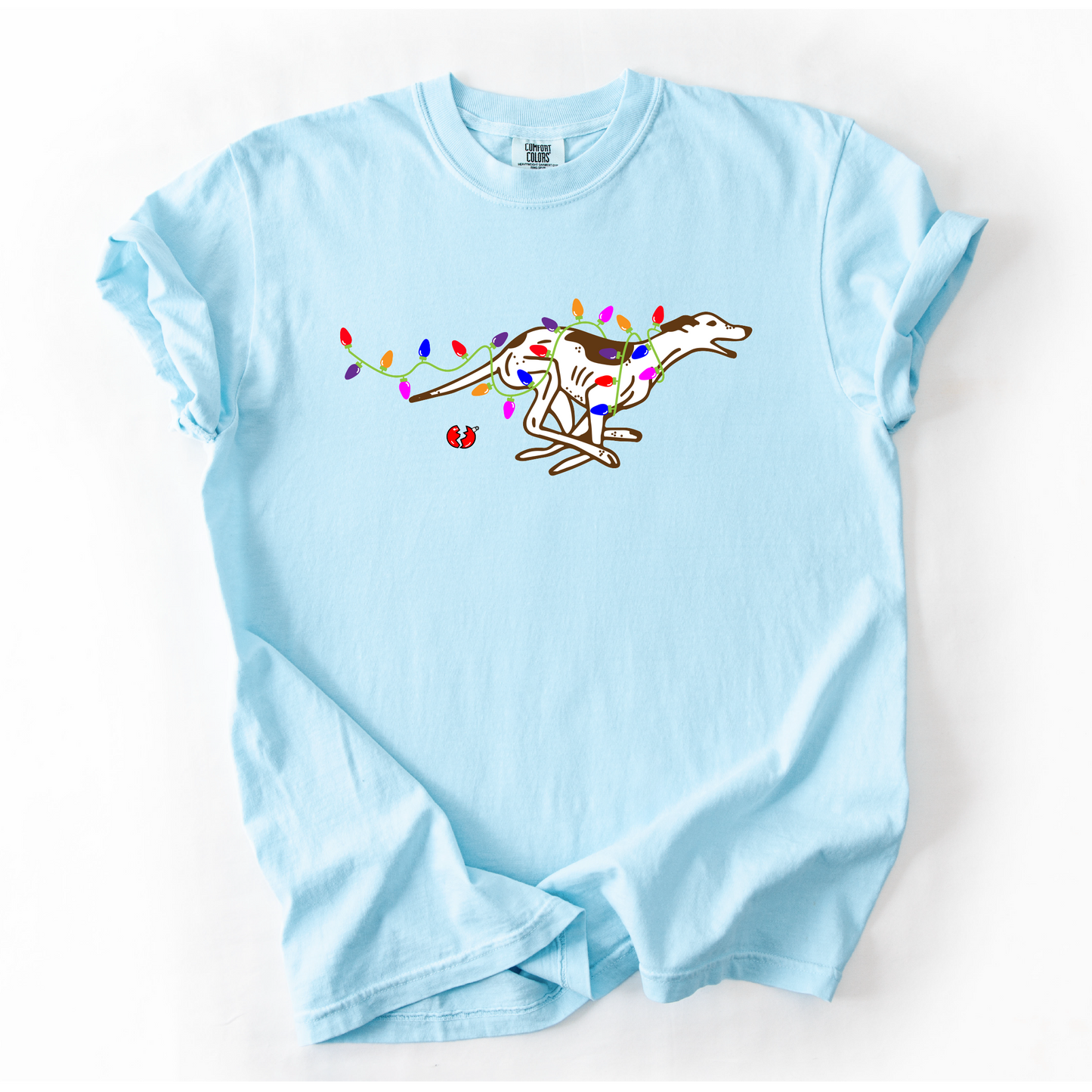 Christmas Greyhound T-Shirt  – Greyhound Adoption Gift