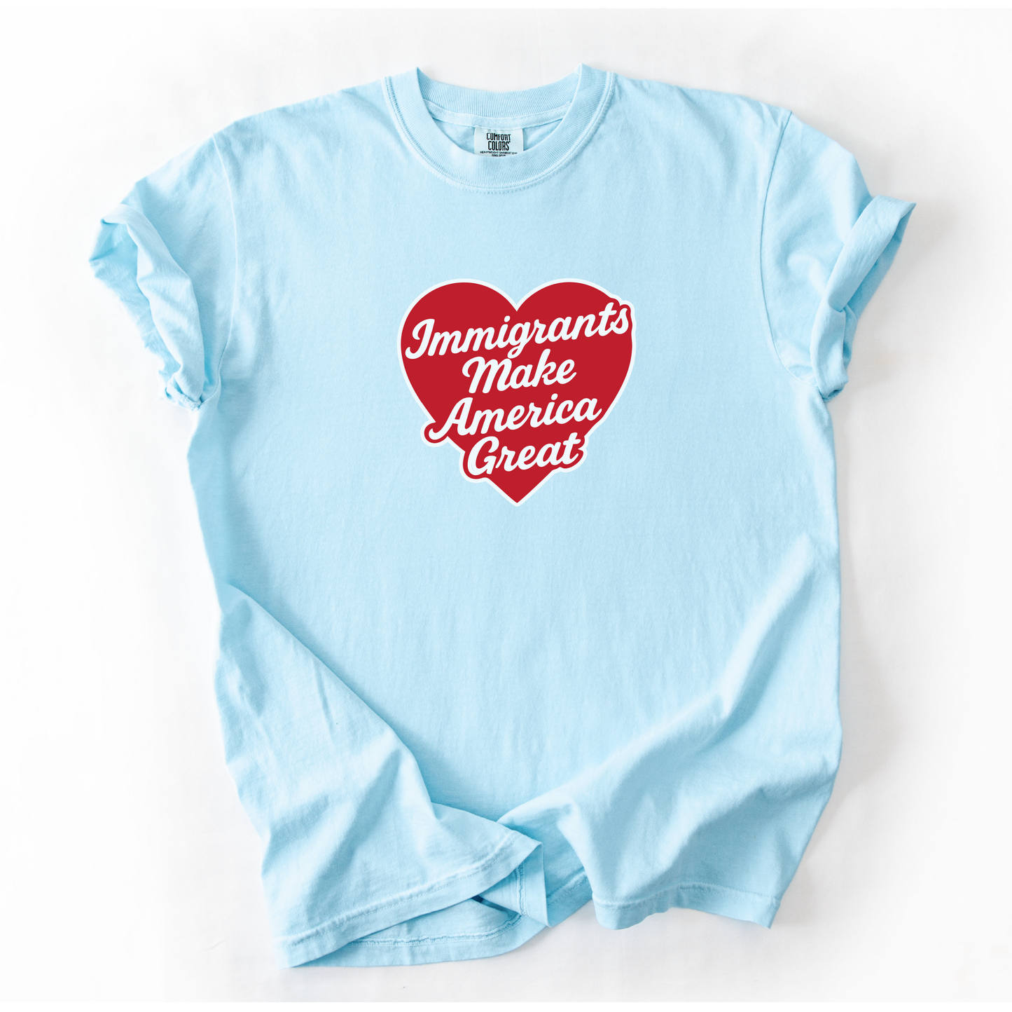 Immigrants Make America Great Heart T-Shirt