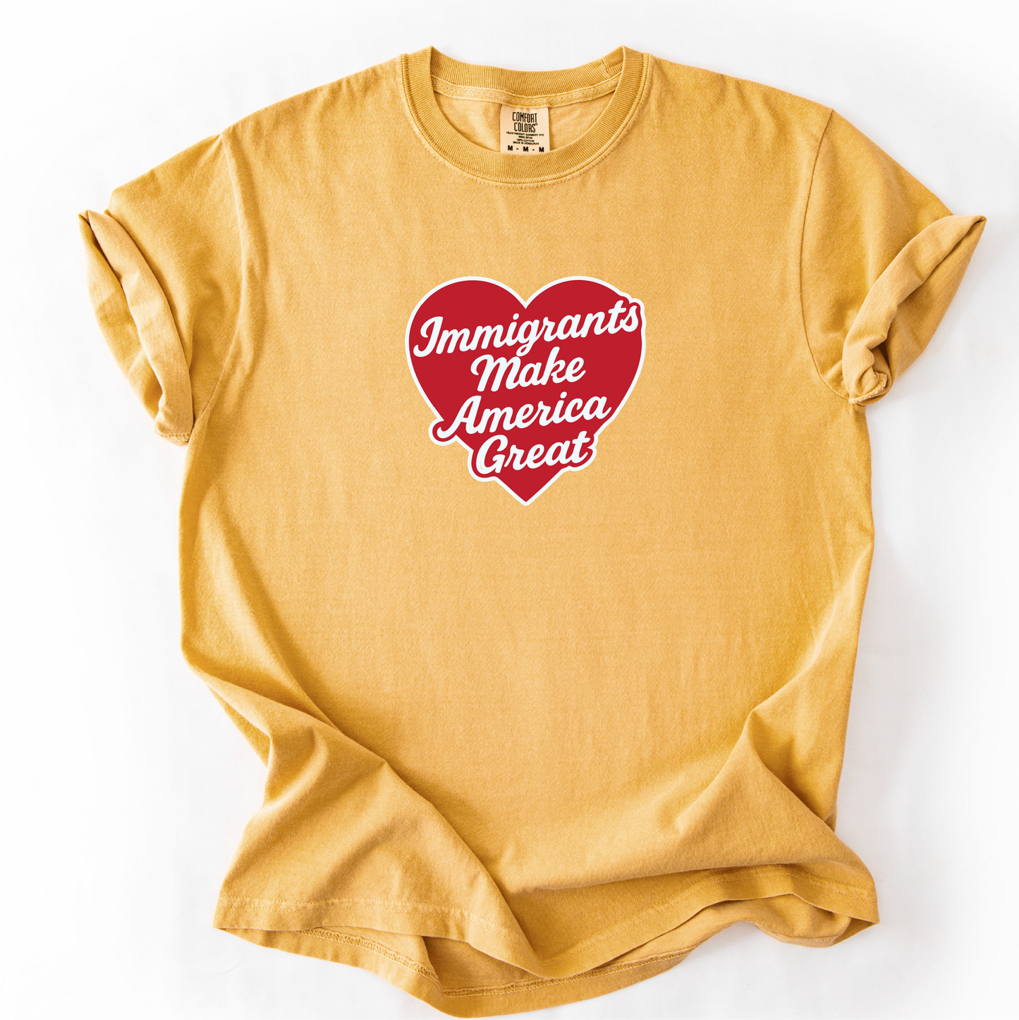 Immigrants Make America Great Heart T-Shirt