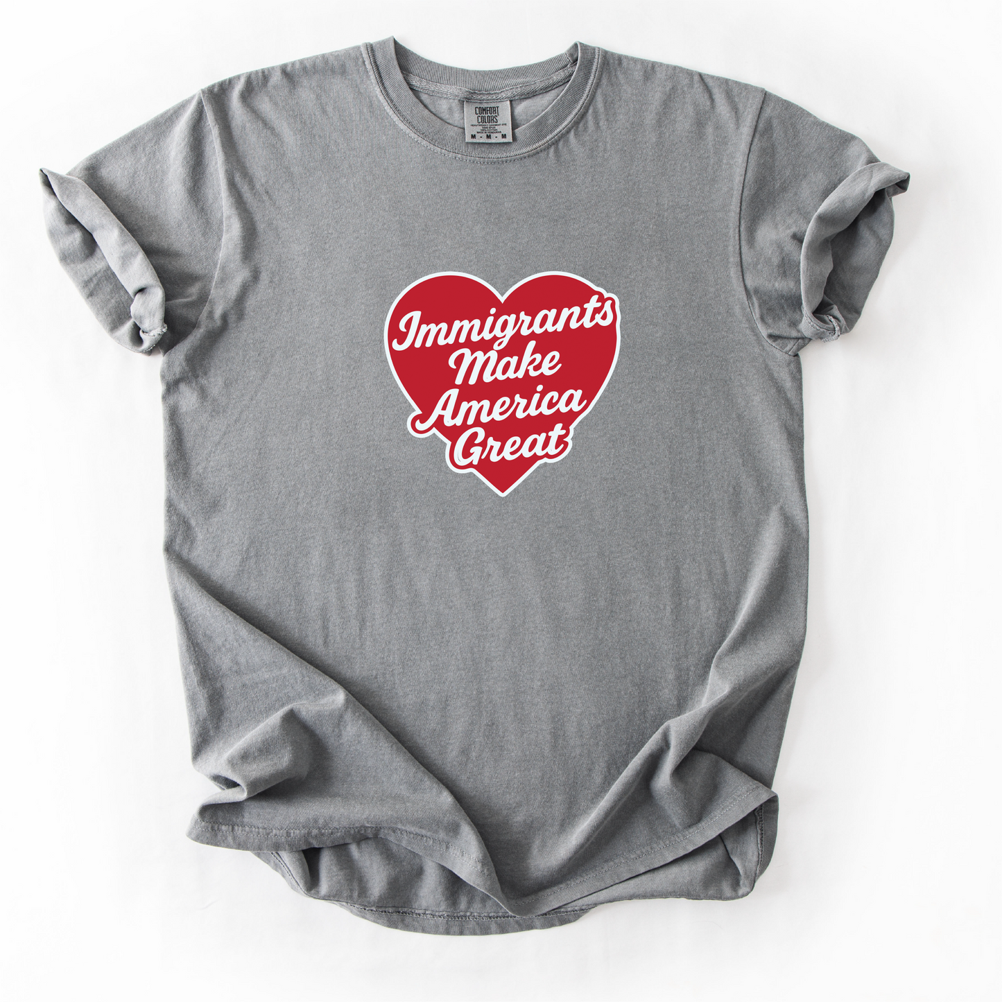 Immigrants Make America Great Heart T-Shirt