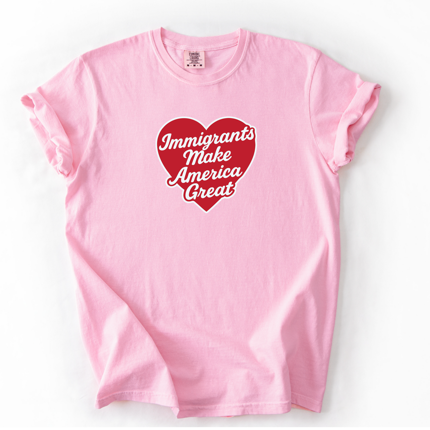 Immigrants Make America Great Heart T-Shirt