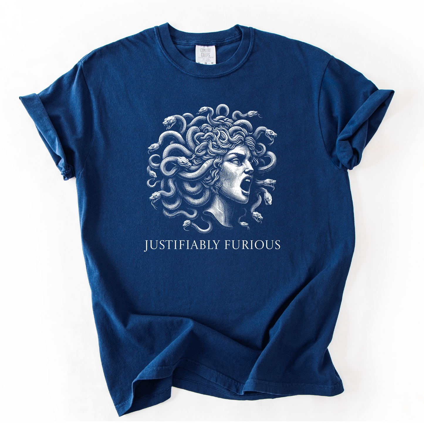 Justifiably Furious Medusa T-Shirt for Anti Trump Feminists