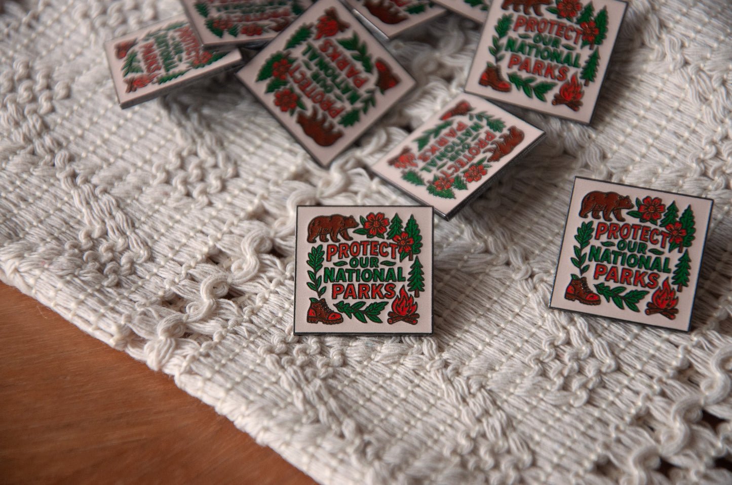 Protect Our National Parks Enamel Pin