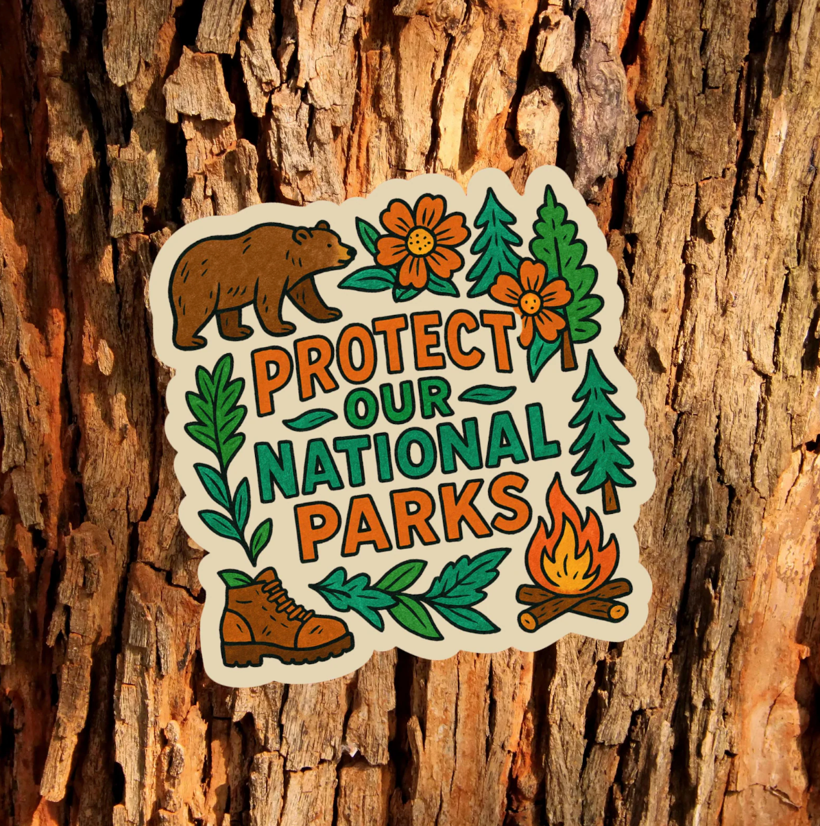 Protect Our National Parks Sticker