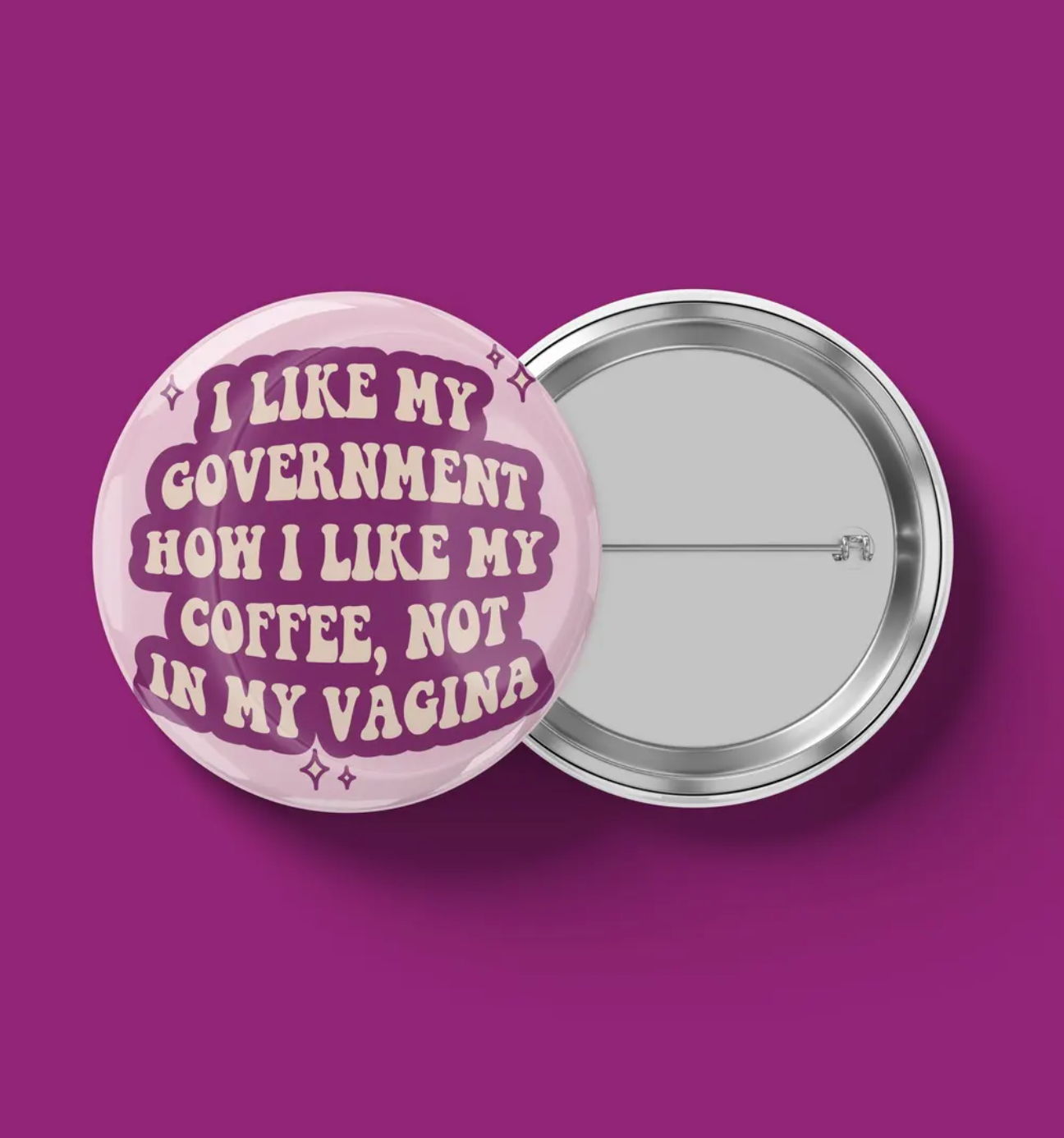 Feminist 3 Button Set – Mind Your Own Uterus Pin, Abortion Is Healthcare, Pro Choice Protest Buttons, Reproductive Rights Gift