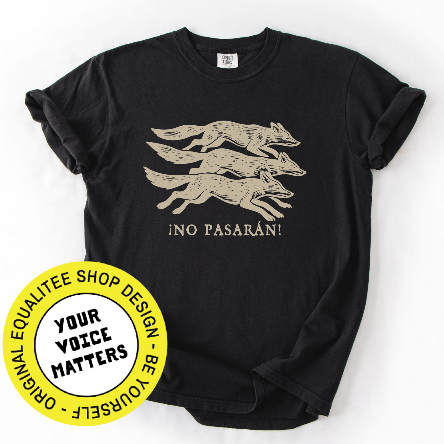No Pasarán Anti Fascist Shirt - They Shall Not Pass Political T-Shirt