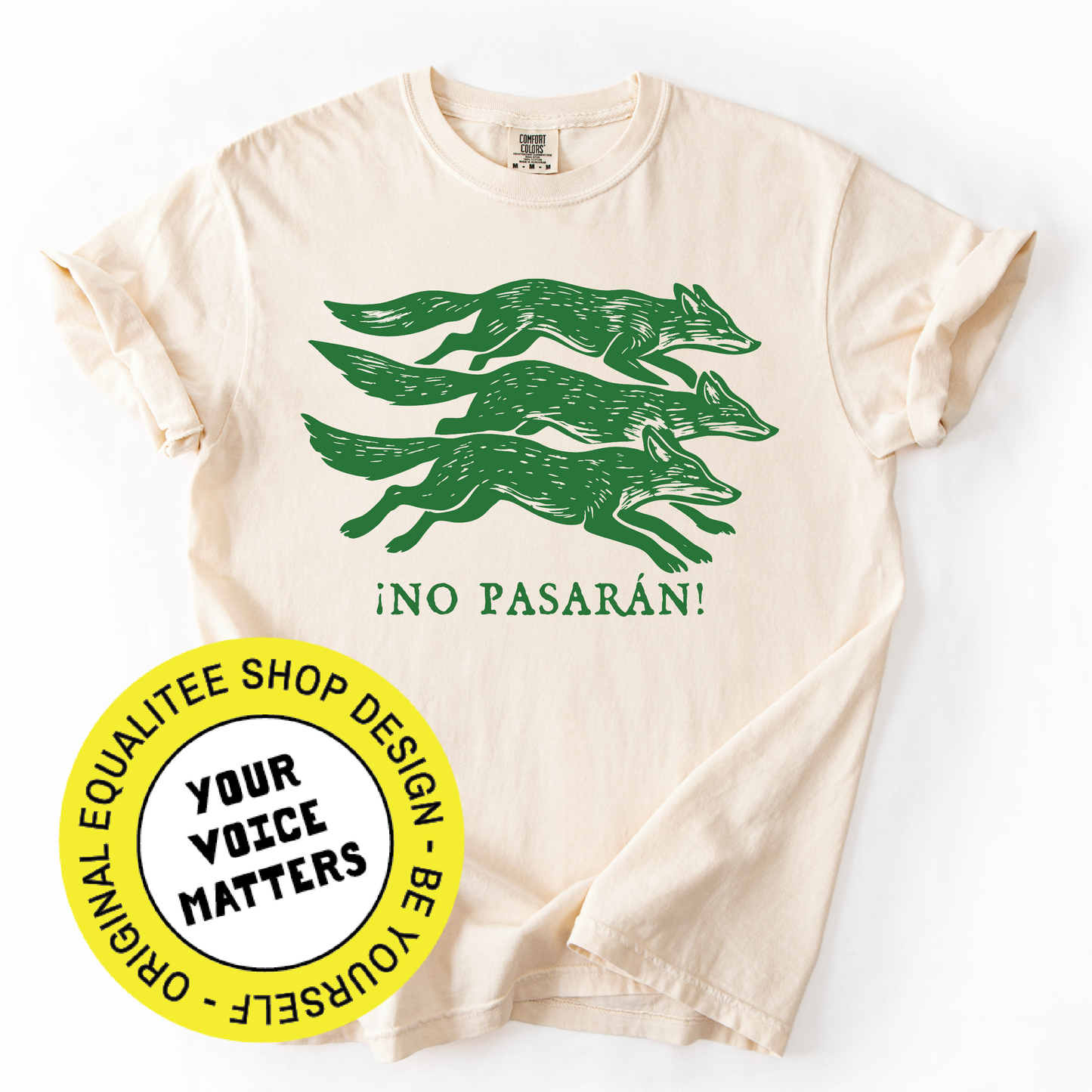 No Pasarán Anti Fascist Shirt - They Shall Not Pass Political T-Shirt