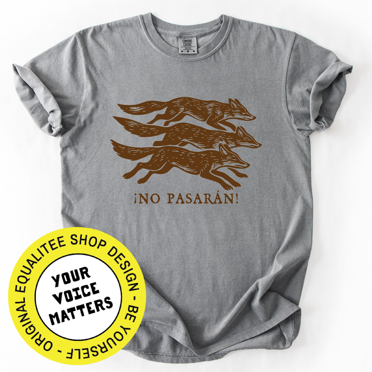 No Pasarán Anti Fascist Shirt - They Shall Not Pass Political T-Shirt