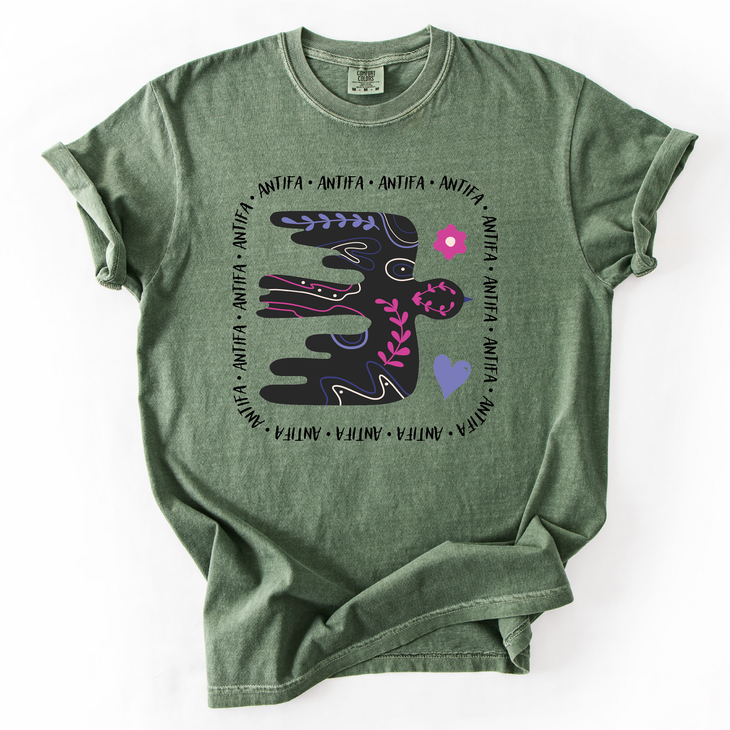 Progressive ANTIFA Dove Shirt