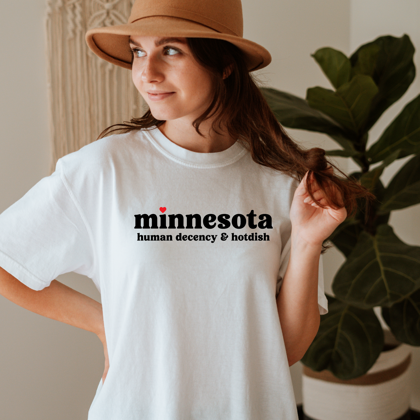 Minnesota Human Decency & Hot Dish T-Shirt - Support Minnesota