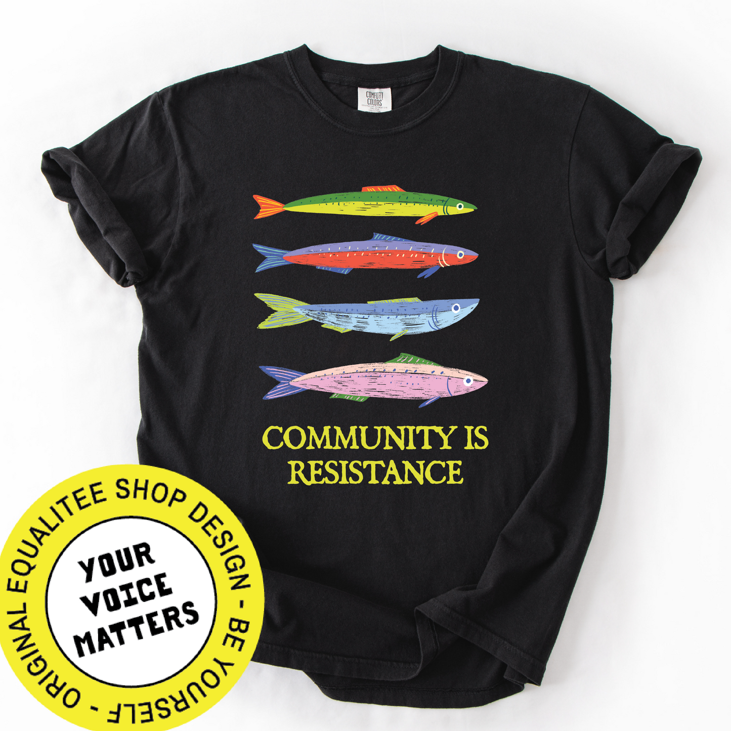 Community Is Resistance Shirt Progressive Protest Wear