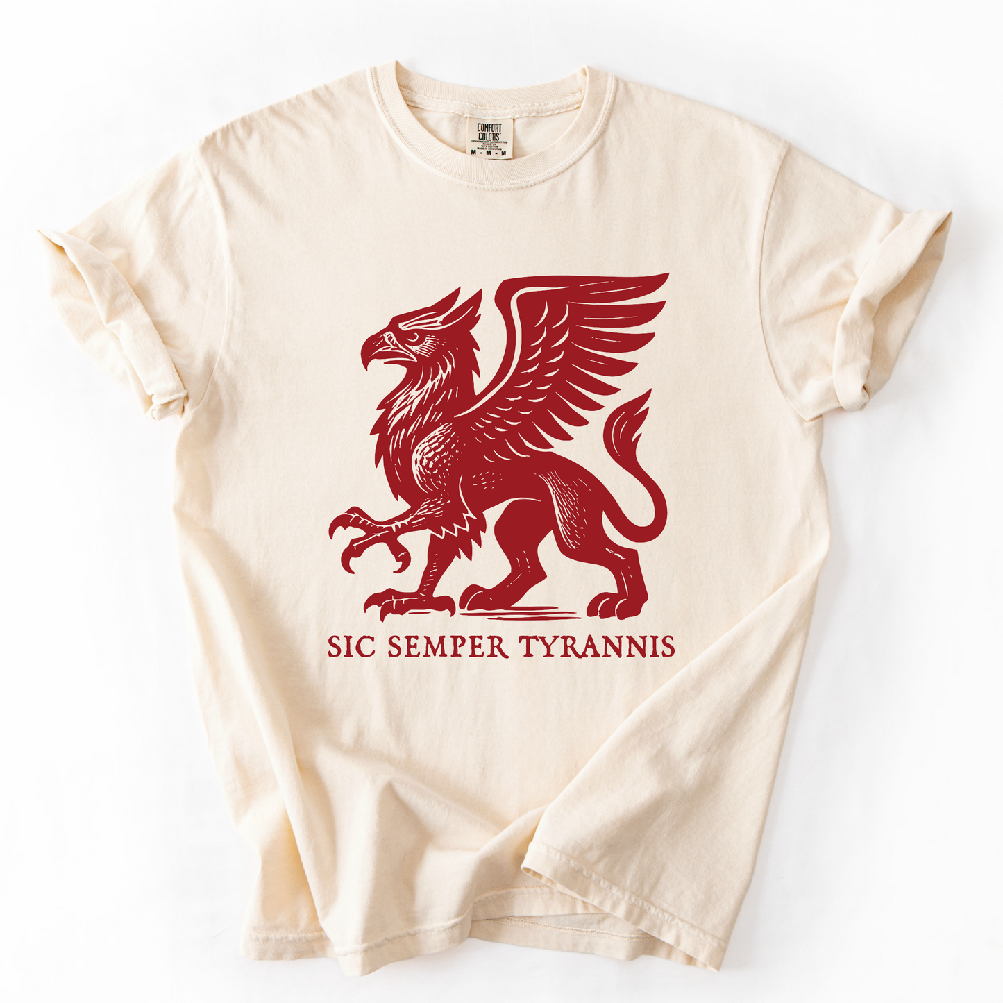 Sic Semper Tyrannis Griffon Shirt Leftist Protest Tee