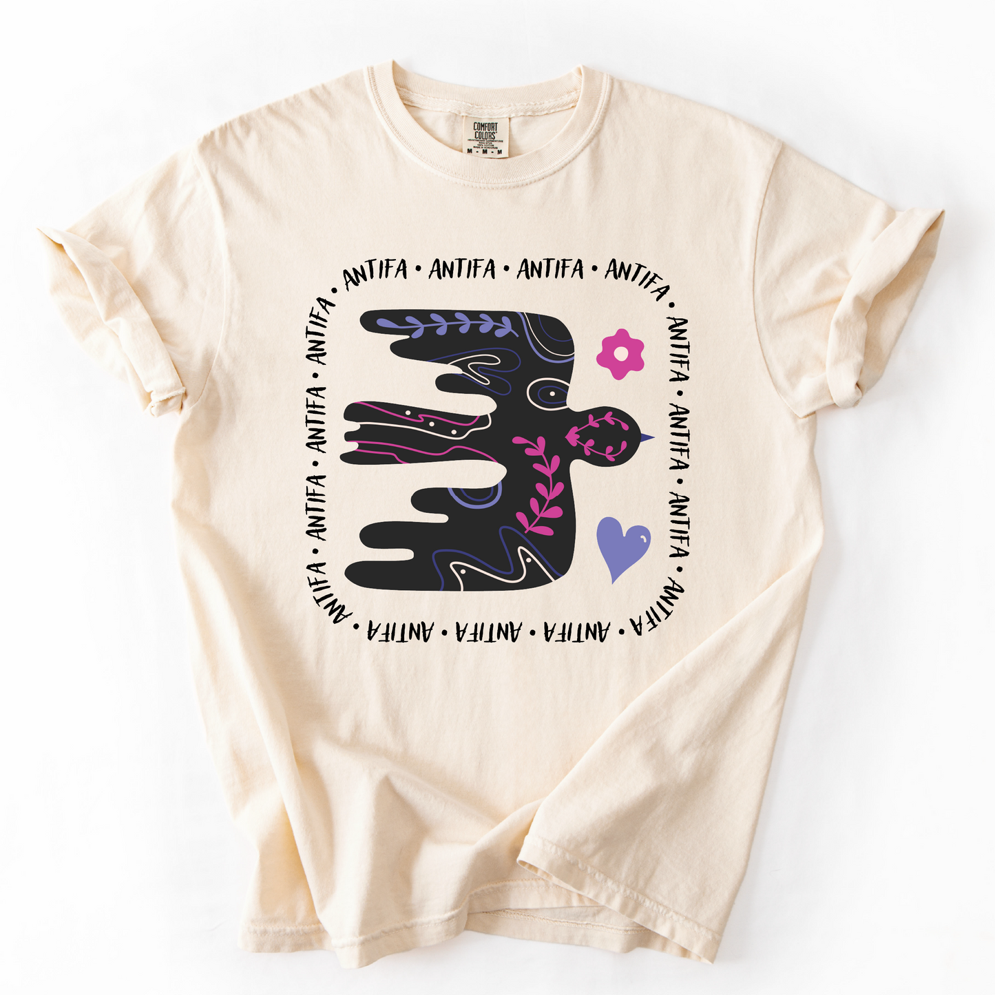 Progressive ANTIFA Dove Shirt