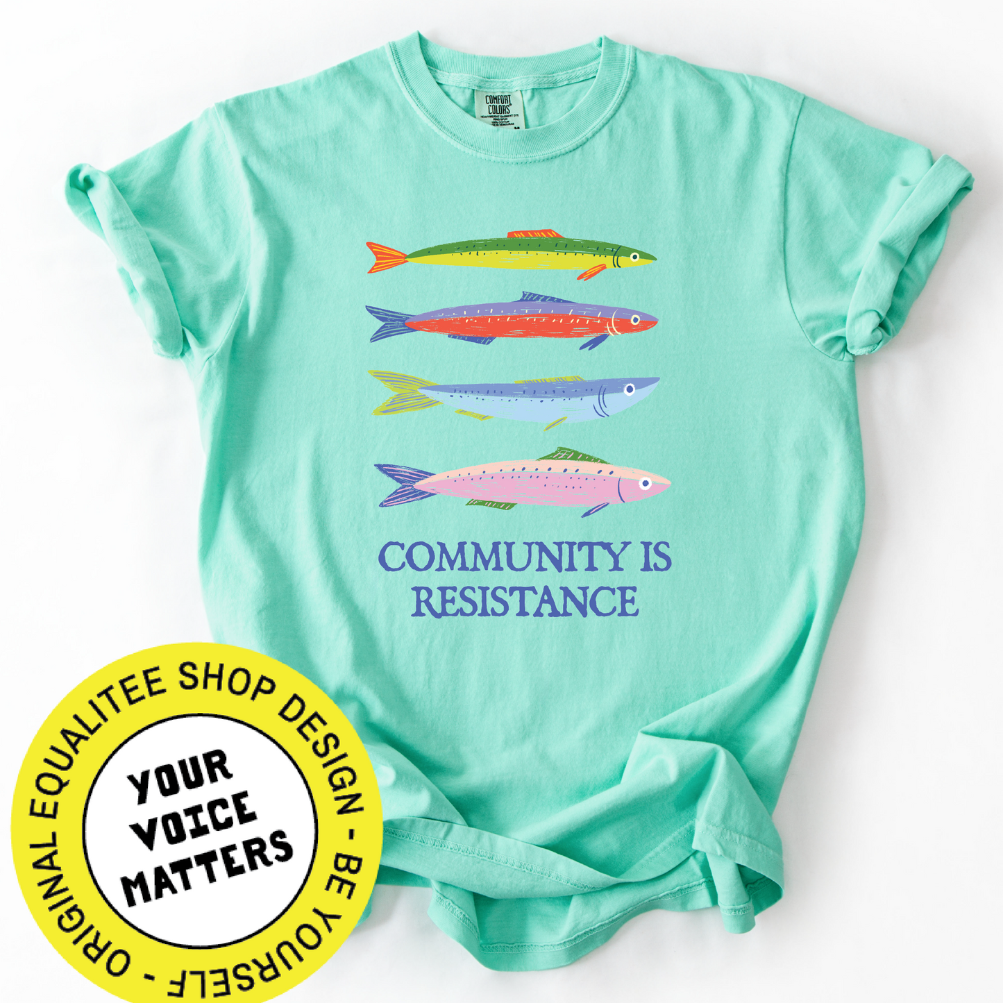Community Is Resistance Shirt Progressive Protest Wear