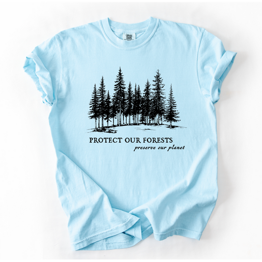 Protect Our Forests Preserve Our Planet Graphic Tee