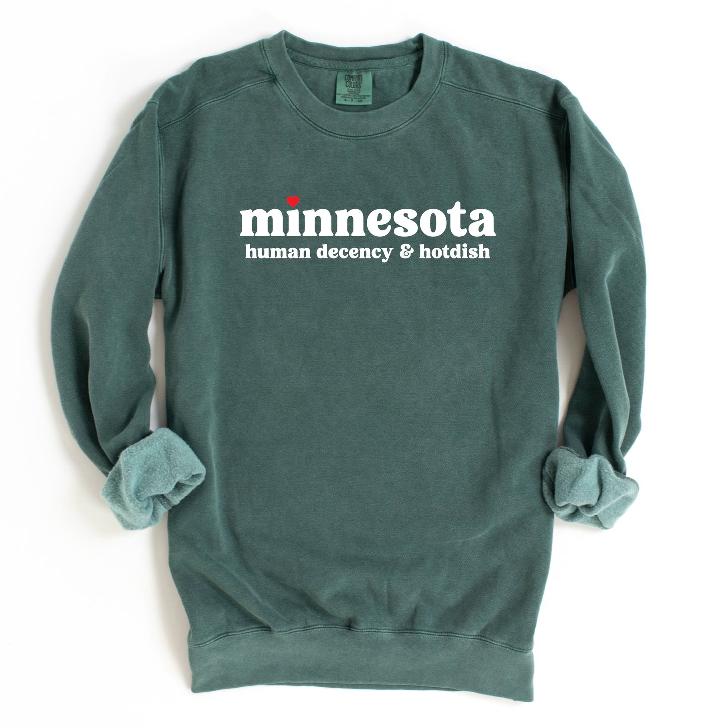 Minnesota Human Decency & Hotdish Sweatshirt