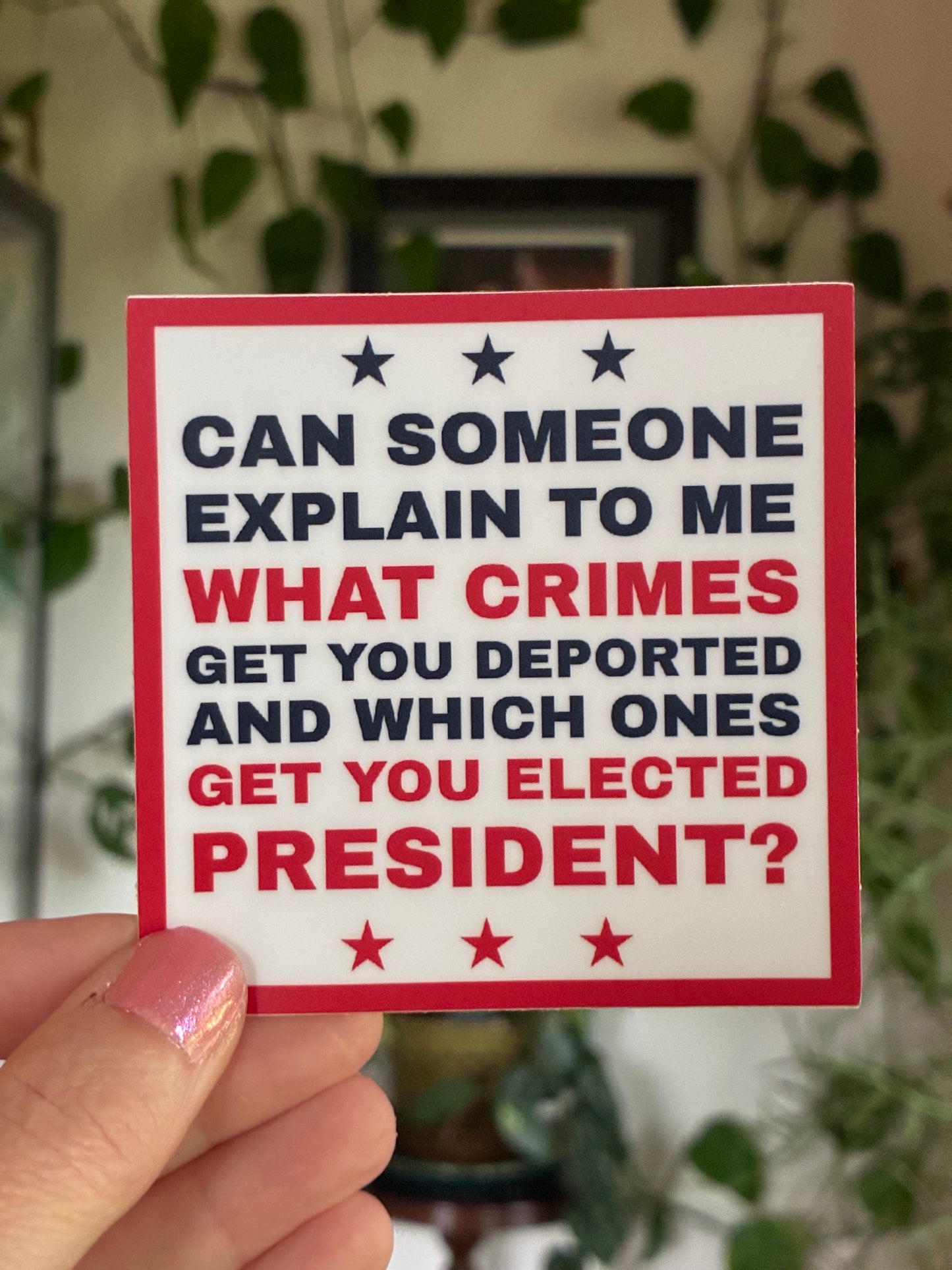 Anti Trump Sticker Pro Immigration Sticker
