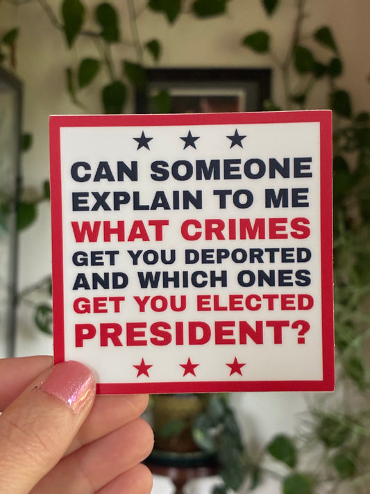 Anti Trump Sticker Pro Immigration Sticker