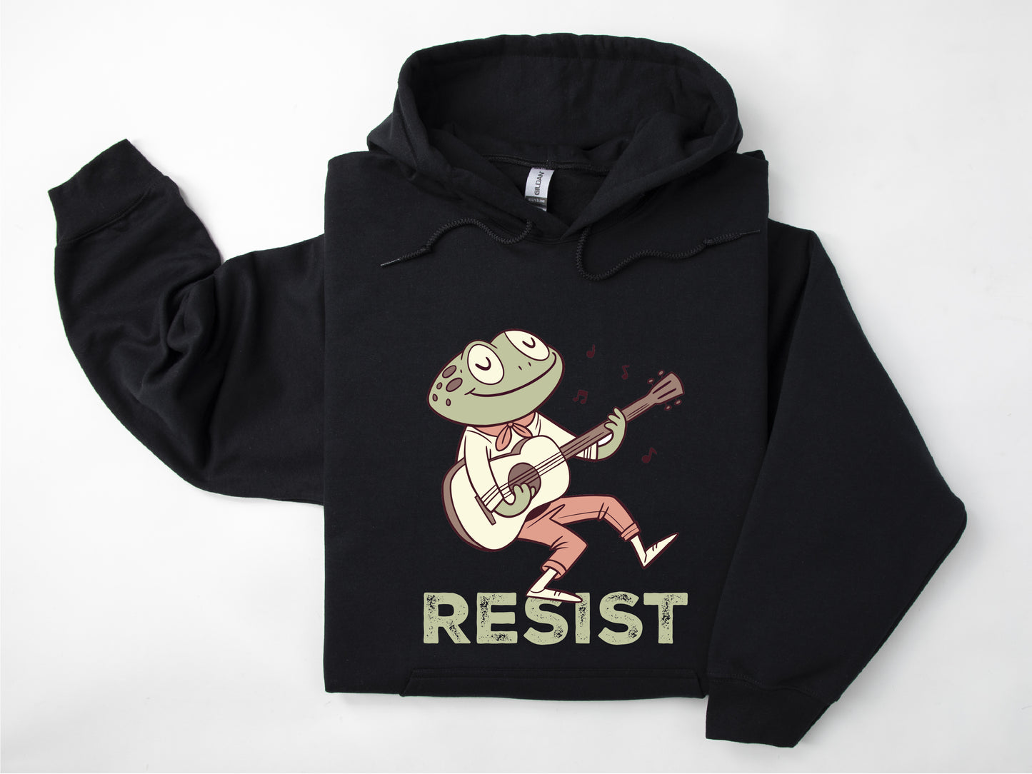 Resist Portland Frog Hoodie Folk Singing Frog Sweatshirt Antifascist Shirt