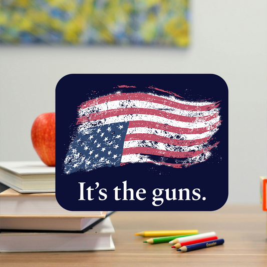 It's the guns sticker