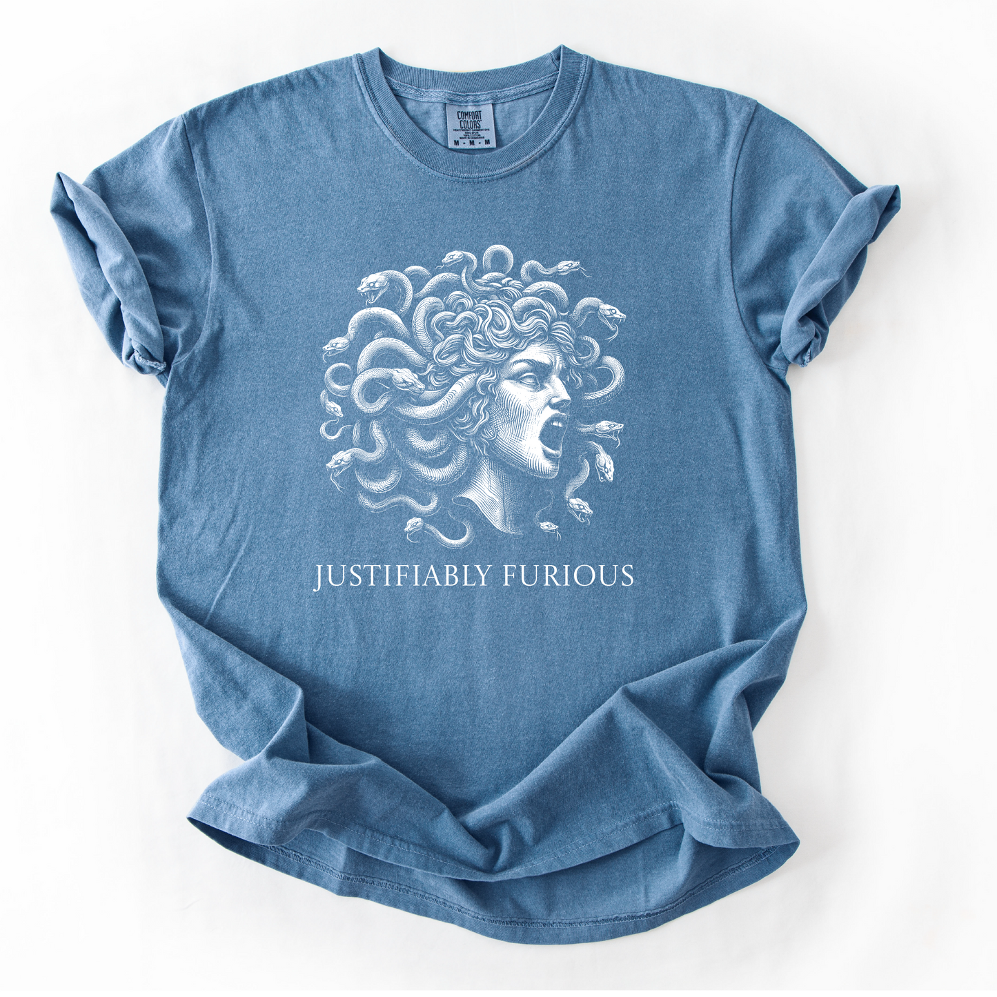 Justifiably Furious Medusa T-Shirt for Anti Trump Feminists