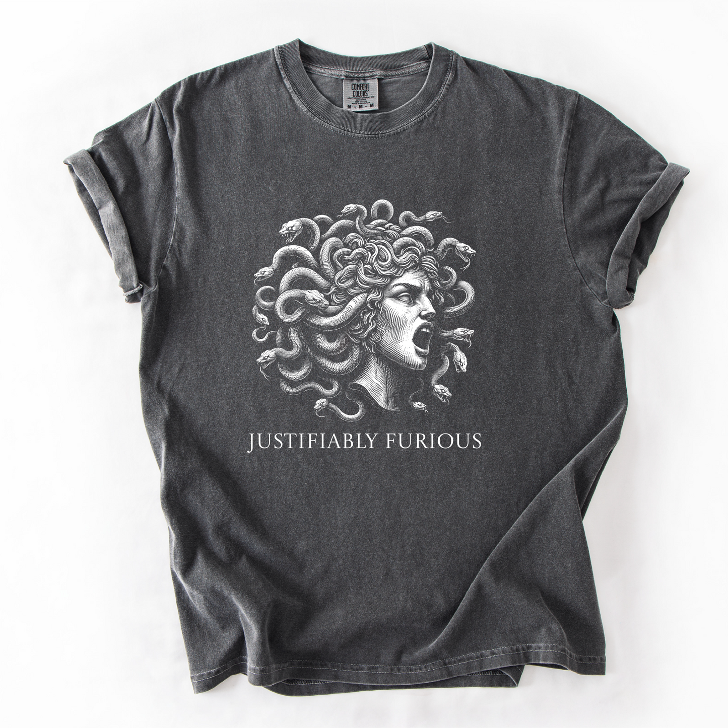 Justifiably Furious Medusa T-Shirt for Anti Trump Feminists