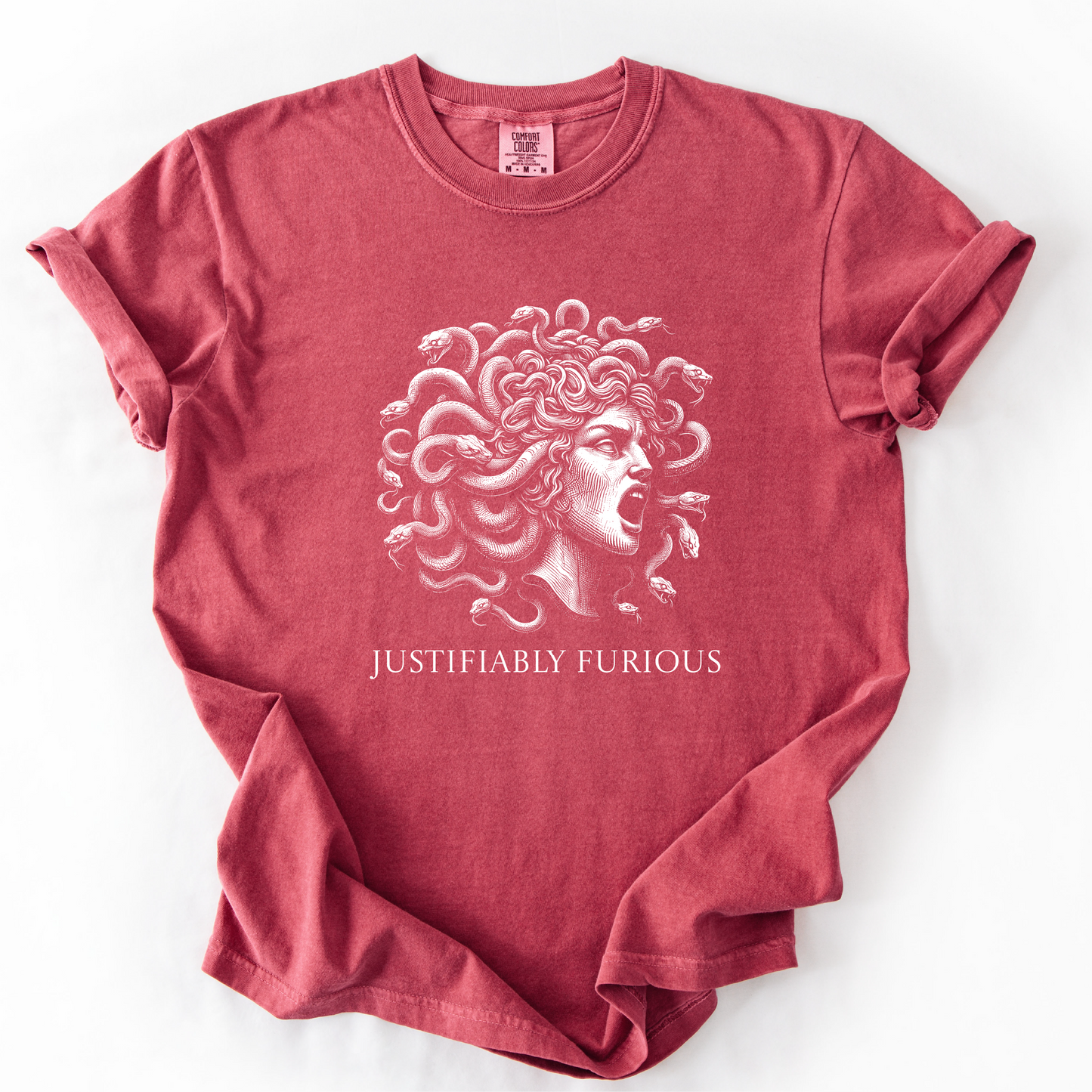Justifiably Furious Medusa T-Shirt for Anti Trump Feminists