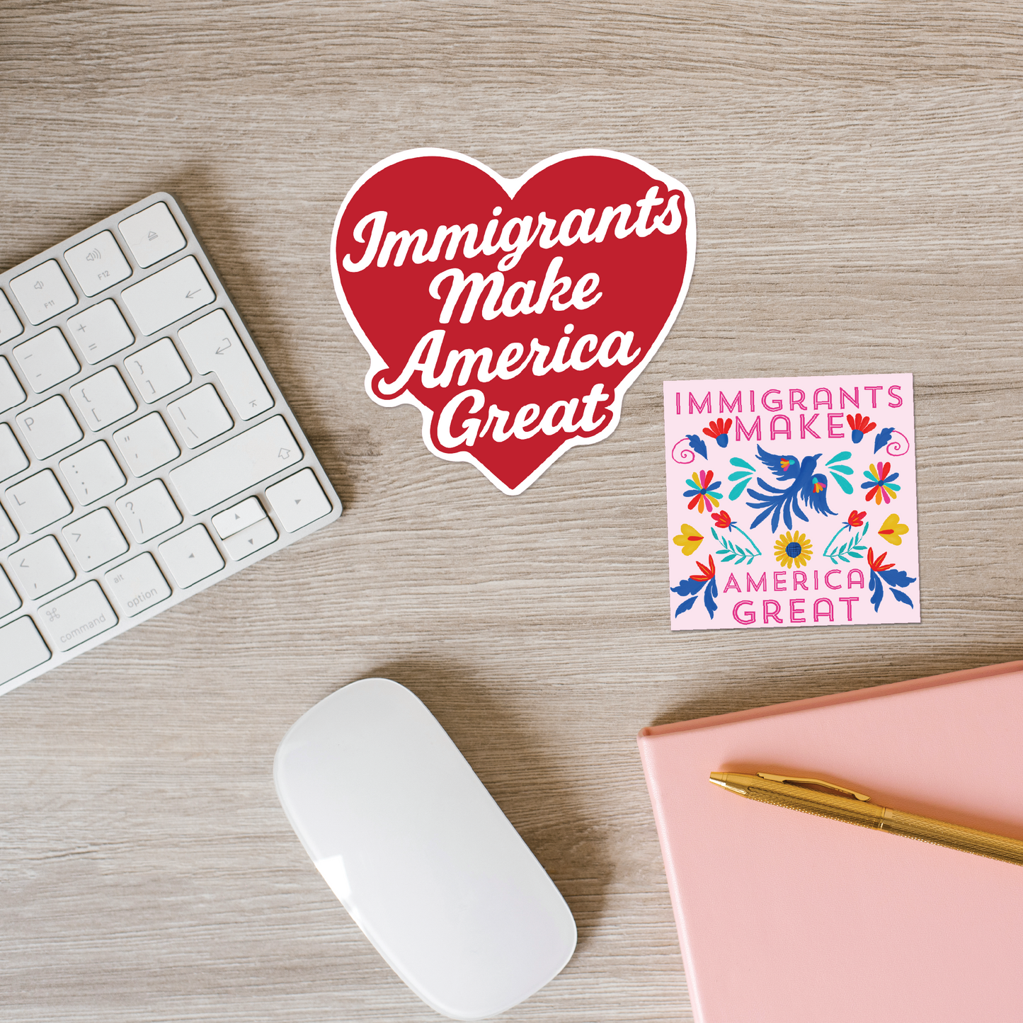 Immigrants Make America Great Sticker