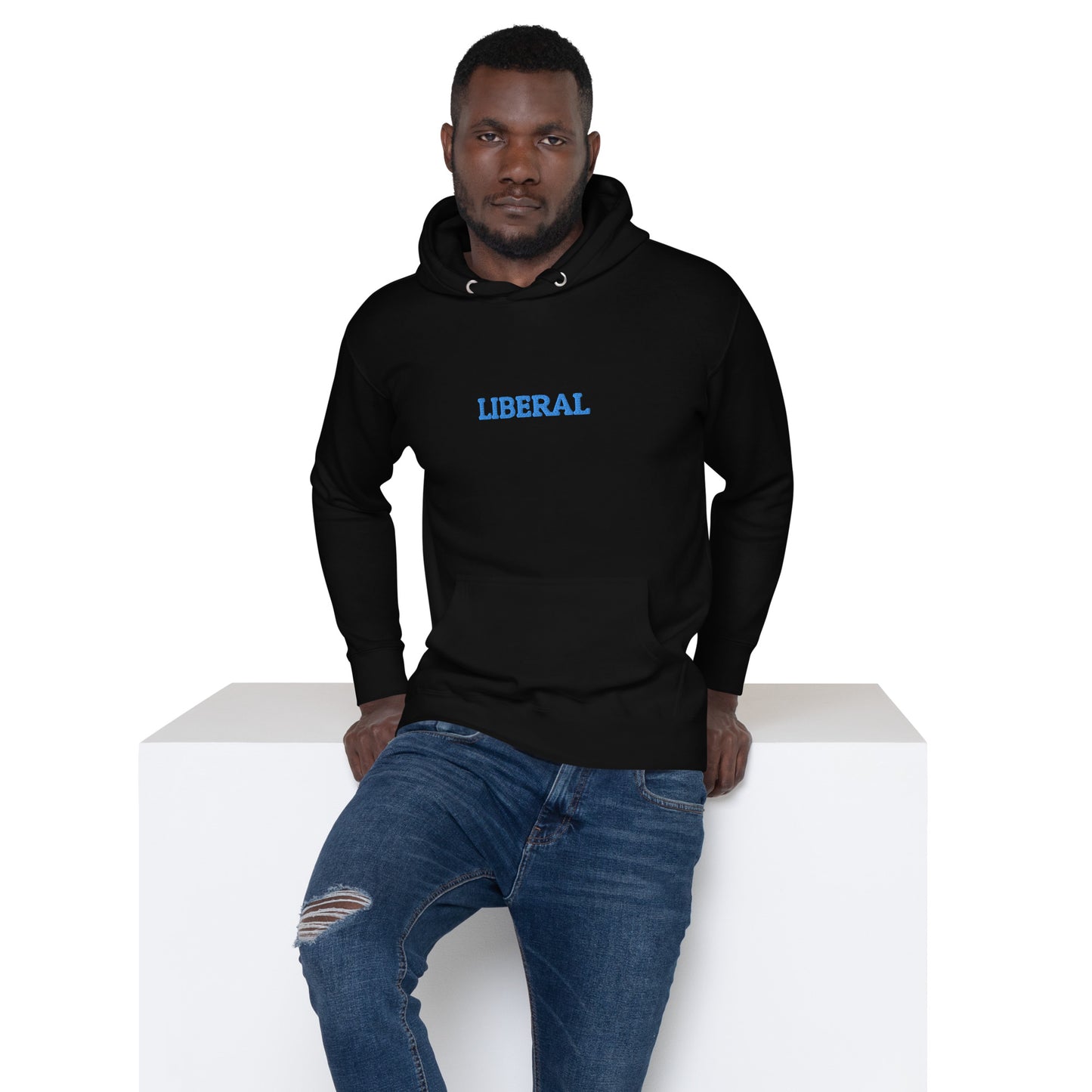 Liberal Embroidered Unisex Hoodie