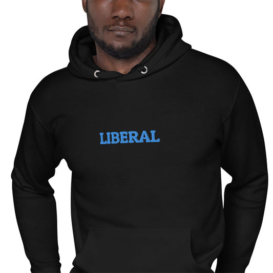 Liberal Embroidered Unisex Hoodie